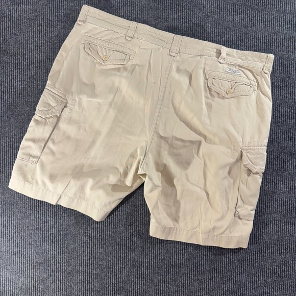 Polo Ralph Lauren Cargo‎ Shorts Mens 52B Classic Chino Utility Beige Y2K Preppy - Picture 4 of 12